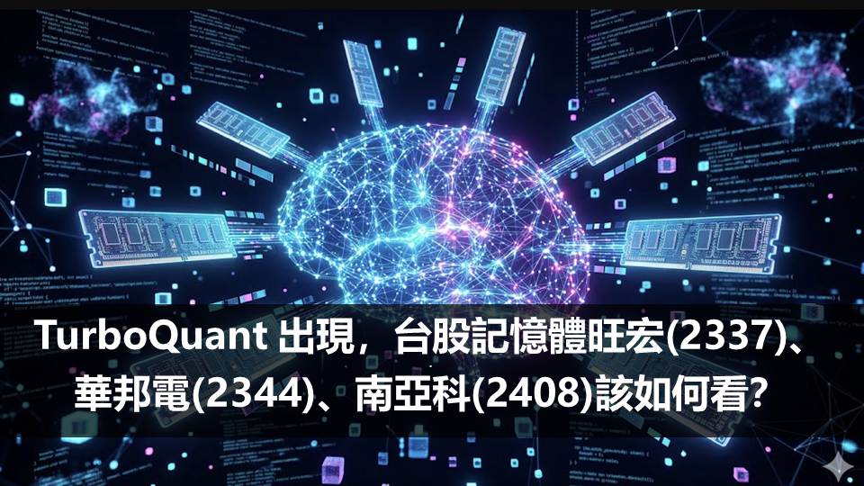 Google TurboQuant演算法，讓記憶體族群大跌？