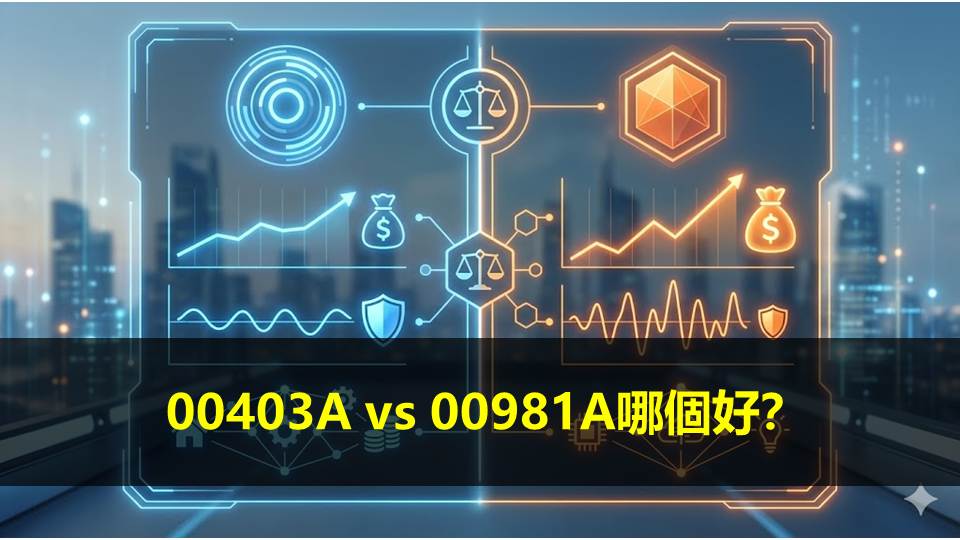 00403A vs 00981A哪個好？最容易被忽略的問題是...?