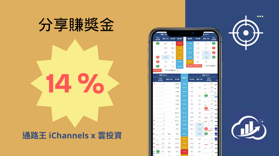 通路王 iChannels 推廣Win 投資